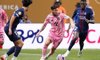 止步世俱杯16强！迈阿密淘汰赛4球惨败给巴黎 法媒晒图暗刺梅西