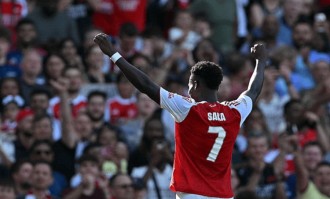 酋长杯：阿森纳3-0战胜毕尔巴鄂竞技 萨卡、约克雷斯破门