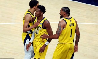 G3半场：步行者替补得分30-11 麦康奈尔堪称凡人之光