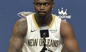 锡安出席发布会瘦身明显 管理层已对他严格要求